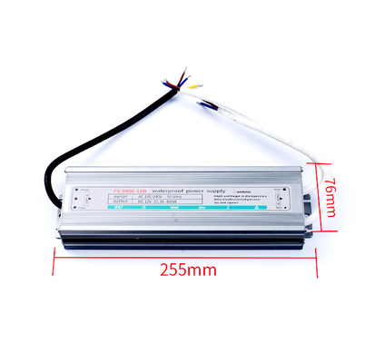 400W 12V 33.3A DC 防水LED電源 IP67 定位ライン規制範囲 ±0.5max