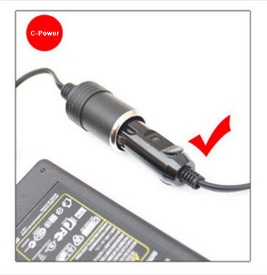 現代の60Wの自動車アダプタ DC 12VからAC 220V デスクトップ接続 12VDC 5A電源