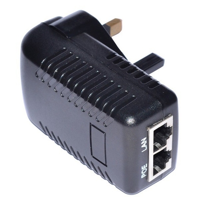 48V 0.5A 24w PoE インジェクタ パワーオーバー イーサネット アダプタ