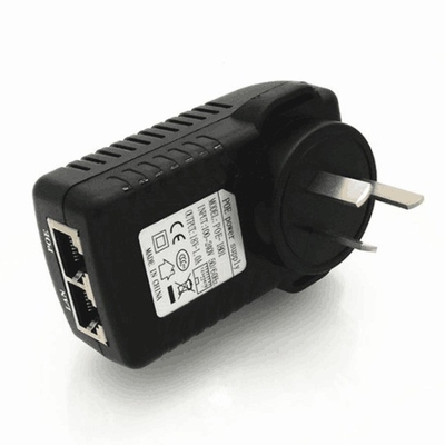 48V 0.5A 24w PoE インジェクタ パワーオーバー イーサネット アダプタ