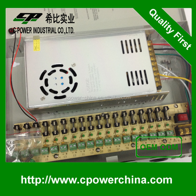 360W 18チャネル 交換電源 dc12v 30A 220V 110V AC 超電圧保護