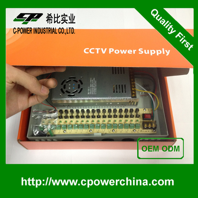 360W 18チャネル 交換電源 dc12v 30A 220V 110V AC 超電圧保護