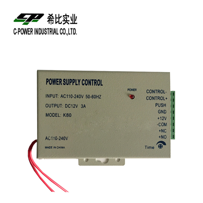 電気ロック電源 セキュリティ / 監視 / 警報のための大電圧 12V 3A UPS