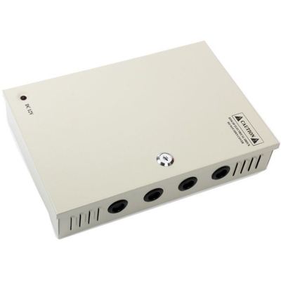 18ポート電源 常電圧出力と複数のポートのCCTVカメラ10a