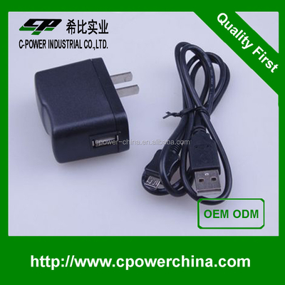CE認定ユニバーサルUSBタイプ 5V 300mA 5V 2A 5V 2.5A 5V 1A USB電源アダプター 黒