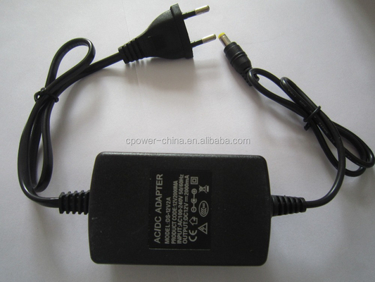 US AC 100-240V から DC 12V 2A 電源アダプタ