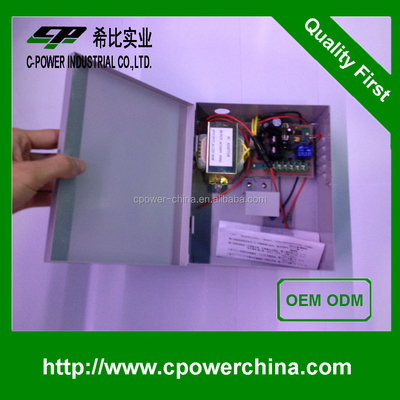 出力電流 100-5000mA メタルケース 12v 5a 60w バッテリーバックアップ付き電源