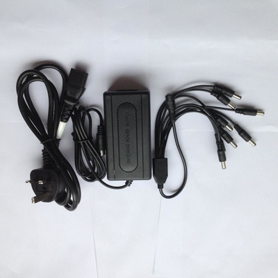 LCDモニター CCTVカメラ C電源 4ポート スプリットDCケーブル 12V DC 5A 60W AC DCアダプター