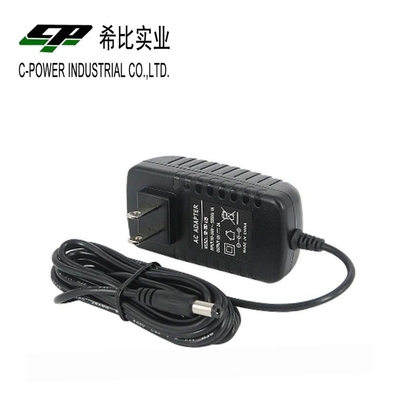 DC電源 5V 12V 24V 出力タイプ 黒 500mA 1A 2A 電子機器用のアダプター