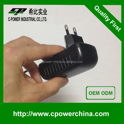 DC電源 5V 12V 24V 出力タイプ 黒 500mA 1A 2A 電子機器用のアダプター