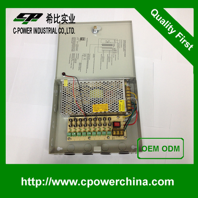 出力電流 10A CCTV 監視カメラ 配電箱 12V 9CH 18CH ポート