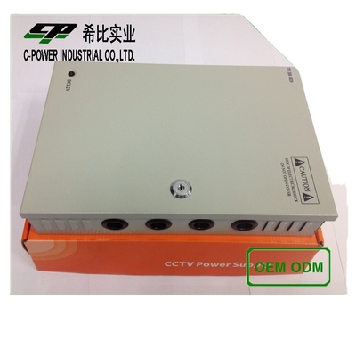 高周波 12V 10A 120W 18ch CCTV カメラ CE ROHS FCC とのスイッチング電源