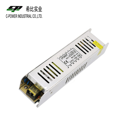 CCTVカメラまたはLED照明のための12V 10A AC/DC切り替え電源 88%効率