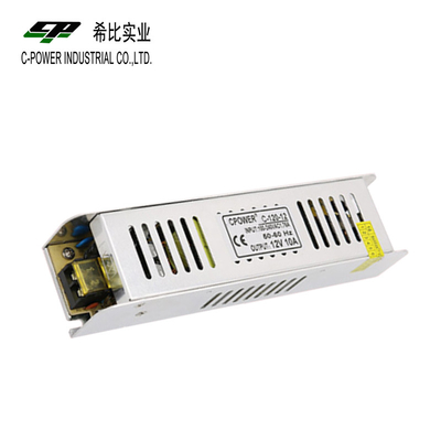 CCTVカメラまたはLED照明のための12V 10A AC/DC切り替え電源 88%効率