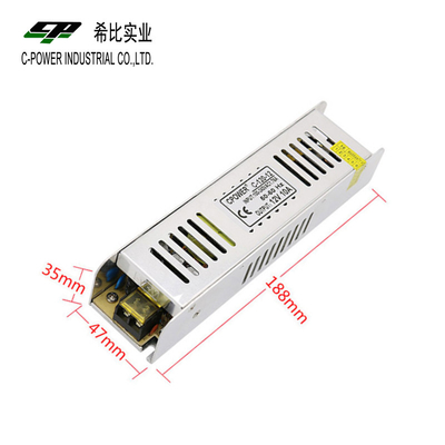 CCTVカメラまたはLED照明のための12V 10A AC/DC切り替え電源 88%効率
