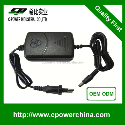 12V 1.2A 12W AC DC電源アダプタ 1200ma出力電流とCE証明書