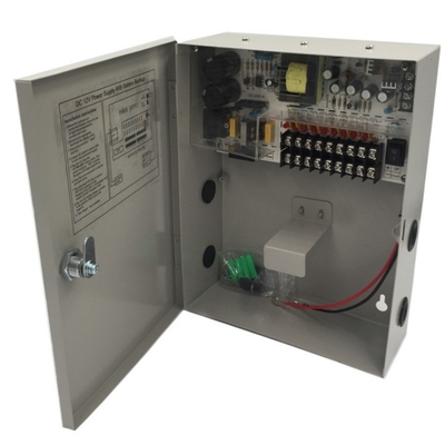 AC 110V 220V 入力電圧 12V 10A 9CH バッテリーバックアップ付きUPS電源