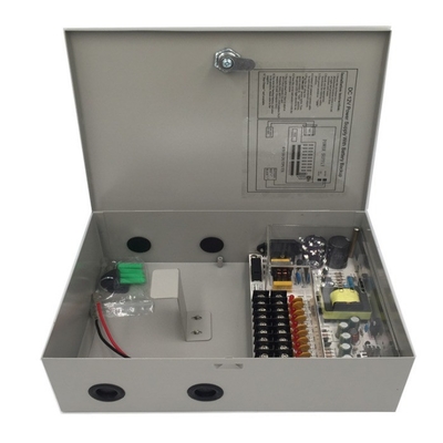 AC 110V 220V 入力電圧 12V 10A 9CH バッテリーバックアップ付きUPS電源