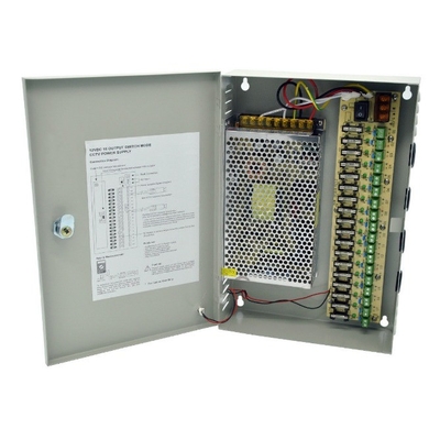 効率 82% C電源 110v 220v AC DC 12v 18ch 20a 12ボルト 16チャネル CCTV電源