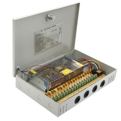 効率 82% C電源 110v 220v AC DC 12v 18ch 20a 12ボルト 16チャネル CCTV電源
