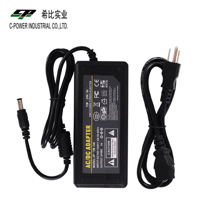 効率 88% 24VDC 72W 24V 3A AC DC デスクトップ電源 あなたの満足のために