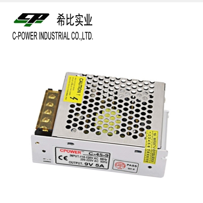 9V 5A LED保護用のスイッチング電源 ショートカット オーバーテンプ オーバーテンプ