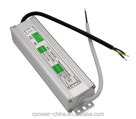12V/24V LEDライトストライプ電源 IP67 防水 45W LEDドライバー 常電圧