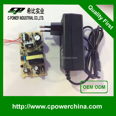 DC出力タイプ 12v 2a 24v 1a 24w TS-1012C CE証明書付きAC/DCアダプター/電源