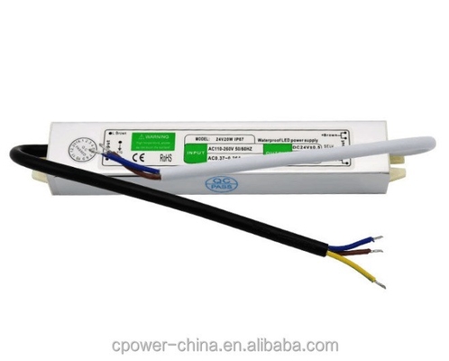 20W LED電源ドライバー トランスフォーマー アダプタ LED ストライプ IP67 防水 12V 24V