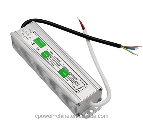 シルバー ホワイト 24v DC 防水電子 50W LED ドライバー 100w 25w IP67 電源 トランスフォーマー