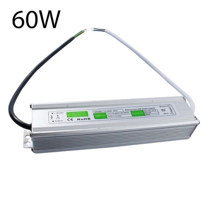 シングル出力 60W 5A IP67 防水 LED 電源 12V AC/DC 86%効率