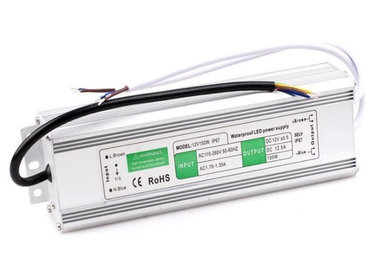 DC12V 24V 150W IP67 常電圧 LEDドライバー 防水設計の電源