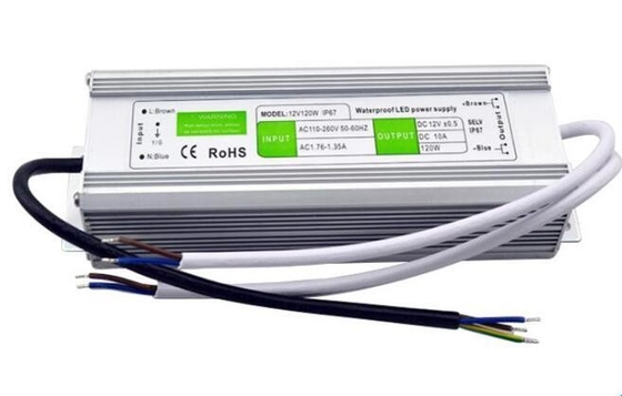 IP67 屋外トランスフォーマー電源アダプタ 120W 150W LEDドライバー AC/DC12V 110-260V
