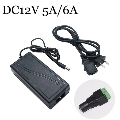 12V 5A 60W 100-240V 入力 AC DC CCTV カメラ LED エレクトロニクス用のデスクトップ電源