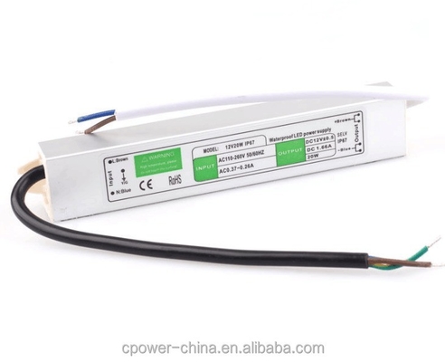 防水LEDドライバ出力 DC 12V 水中 CE Rohs の電源 10W 15W 20W