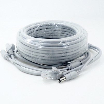 CCTV エスネット RJ45 と DC 12V パワー NVR の 2 in 1 ケーブル
