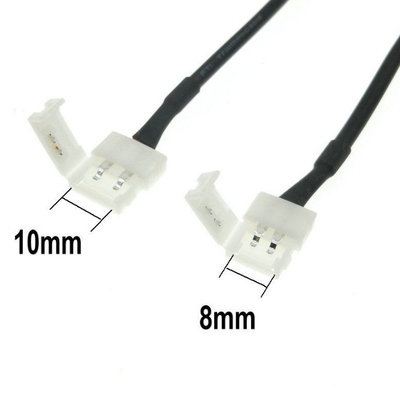 3528/5050 LED ストライプ 2Pin 女性プラグコネクタ DCケーブル 缶詰銅とPVC