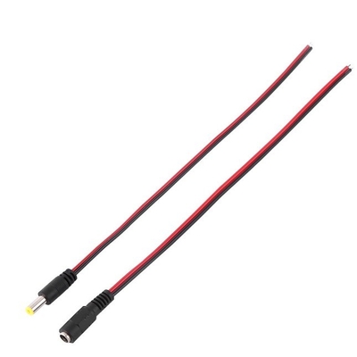 30cm CCTV セキュリティカメラ DC 男性 女性 パワー ジャック プラグ 接続ケーブル 銅製