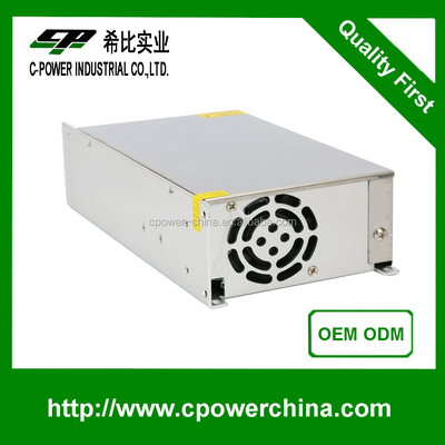 トップ10 AC DC 24V 36V 48V 600W 高圧電源 輸出周波数 50/60Hz