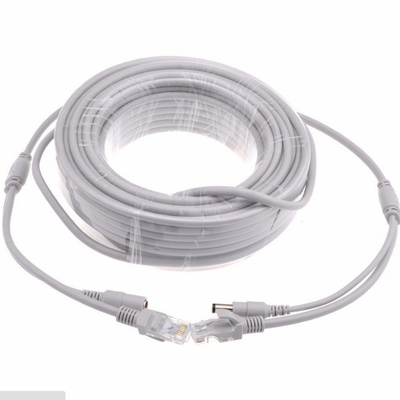 3/5/10/15/20/30M 50m グレー CAT5/CAT-5e イーサネット RJ45 DC パワー CCTV ネットワーク POE カメラ用のLANケーブル