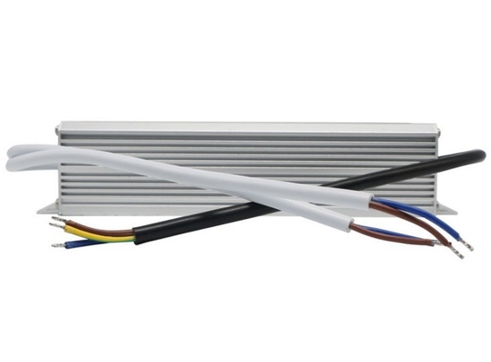 シングルアウトプット シルバー 防水 IP67 電源 10W 12V 24V 5V 90-270V AC DC C電源