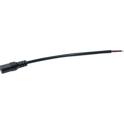 18 AWG DC パワーピグテールケーブル 2.1mm x 5.5mm バレルプラグワイヤー 220-240V の男性 女性