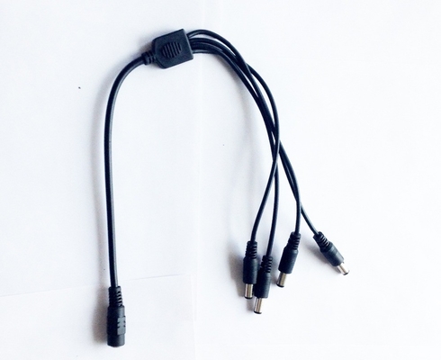 銅 1 女性から4 男性の電源スプリッター変換器 CCTVカメラDVR 12V