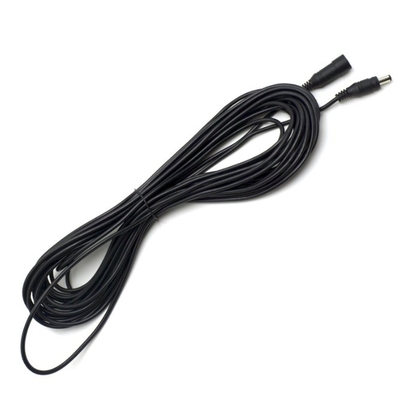PVCジャケット 2V DC電源延長ケーブル 5.5 x 2.1mm CCTVカメラ/LED/DVR/PSUリード