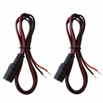 銅コア 2.1mm x 5.5mm DC 女性 ジャック 12V/9V 電圧のための裸線アダプタを開く