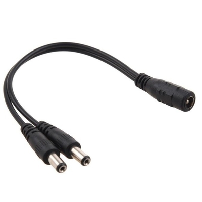 5.5x2.1mm/5.5x2.5mm コネクタ DC電源分割ケーブル CCTV低中電圧用