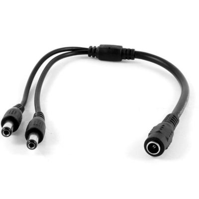 5.5x2.1mm/5.5x2.5mm コネクタ DC電源分割ケーブル CCTV低中電圧用