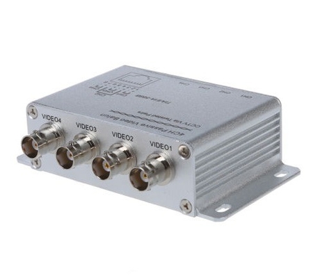 ビデオトランスミッション 4CH CAT5 HD UTP ビデオ バラン BNC 女性トランシーバー RJ45 CCTVシステム
