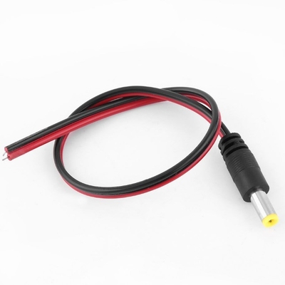 CE認定 男性用ケーブルプラグワイヤー 5.5*2.1mm 12V DC パワーピグテイル CCTVセキュリティ