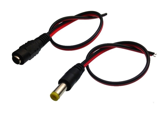 CE認定 男性用ケーブルプラグワイヤー 5.5*2.1mm 12V DC パワーピグテイル CCTVセキュリティ